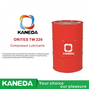 KANEDA ORITES TW 220 vit olja av livsmedelskvalitet som används för smörjning av etylenhyperkompressorer och för smörjning av kolv-fram- och återgående kompressorer avsedda för NH3-syntes.