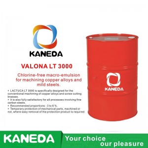 KANEDA LACTUCA LT 3000 Klorfri makroemulsion för bearbetning av kopparlegeringar och milda stål.