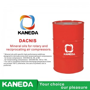 KANEDA DACNIS Mineraloljor för roterande och fram- och återgående luftkompressorer