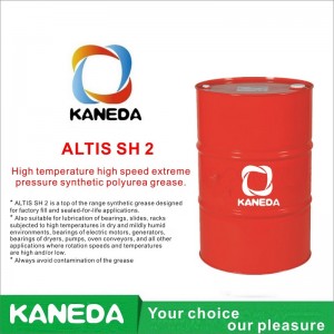 KANEDA ALTIS SH 2 Syntetiskt polyureafett med hög hastighet vid hög temperatur.